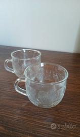 Tazze vetro trasparente