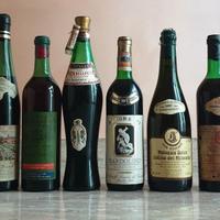 Lotto di 23 Bottiglie Vino Vintage da Collezione