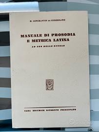 Manuale di prosodia e metrica latina