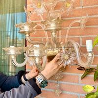 Due lampadari da applicare a parete