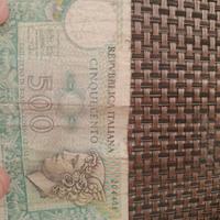 Moneta 500 lire di carta