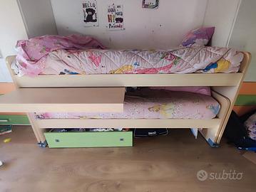 letto castello estraibile 