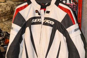 Tuta da moto Spyke in pelle taglia 44