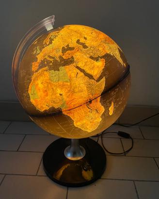 Mappamondo vintage fine anni '60