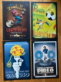 Collezione 4 poster Nike Produit en Italie 2006