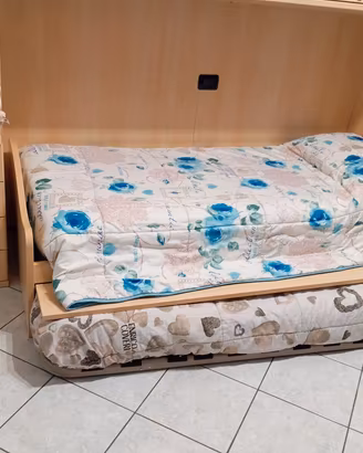 cameretta completa  con 2 posti letto