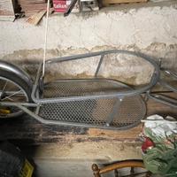 Rimorchio bici 1 ruota con borsa