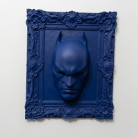 Scultura Batman Blu Oltremare - Quadro 3D 40*30 cm