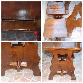 "Sedie Fratino stile rustico '900"