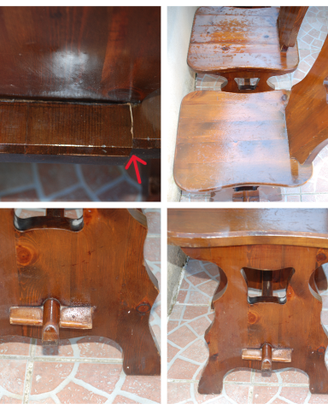 "Sedie Fratino stile rustico '900"