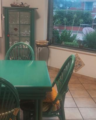 sala da pranzo  midollino Rattan  
