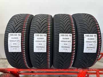 4 gomme 195 55 16 KLEBER INVERNALI