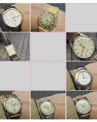 Orologi vintage Omega Iwc Zenith Longines