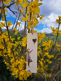 Segnalibro Banksy Bambina palloncino idea