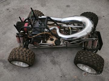 FG 1/5 2WD 26ccGS HUMMER FG Hummer H2 26cc. Black Body 1:6