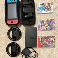 Nintendo Switch + accessorie e giochi