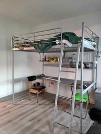 Letto a soppalco Ikea 140x200 (1 piazza e mezza)