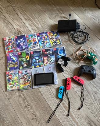 Nintendo swicht con 14 giochi