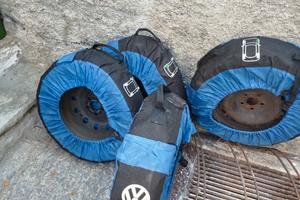 set gomme da neve con cerchi in ferro 