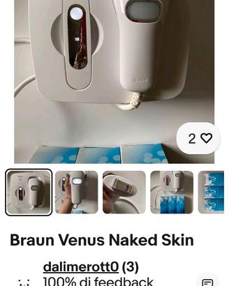 Epilatore Braun a luce pulsata