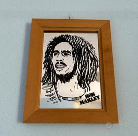 Piccolo quadro Bob Marley Anni 80 Vintage.
