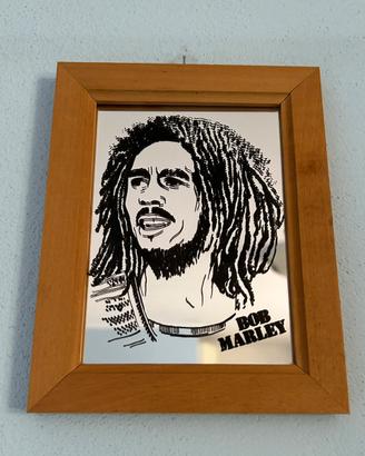 Piccolo quadro Bob Marley Anni 80 Vintage.
