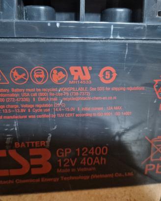 Batteria AGM SLA - 12v 40Ah