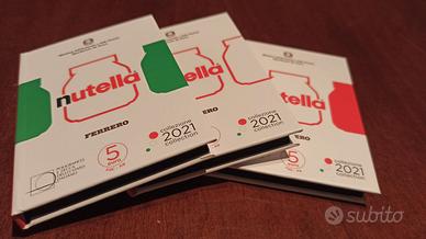 Monete 5 euro Nutella trittico 2021