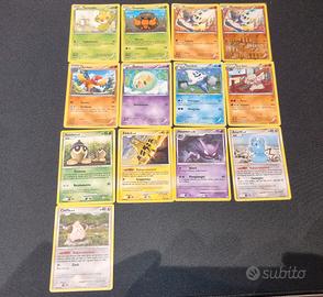 Pokémon Lotto 13 Carte Vittorie Regali e D&P