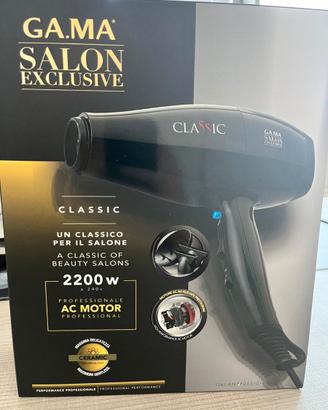 GAMA ASCIUGACAPELLI CLASSIC ION PLUS 2200W NERO