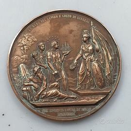 NAPOLI Medaglia 1871 Esposizione internazionale