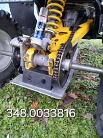 protezione forcellone  polaris scrambler 500