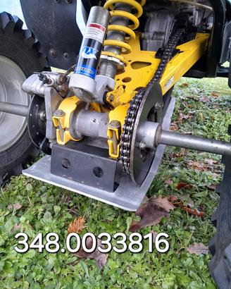 protezione forcellone  polaris scrambler 500