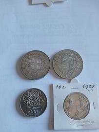 lotto monete argento 