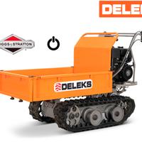 Motocarriola Mini Dumper cingolato con E-Start