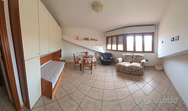 camere e cucina in mansarda zona cliniche