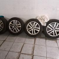 CERCHI GOLF ORGINALI DA 16 COMPLETI GOMME 205 55 1