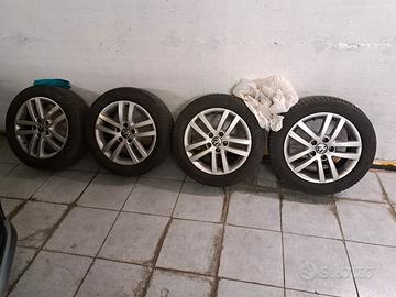 CERCHI GOLF ORGINALI DA 16 COMPLETI GOMME 205 55 1