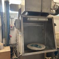 Cabina di spruzzatura aerografo da laboratorio