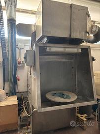 Cabina di spruzzatura aerografo da laboratorio