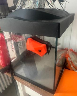 Acquario litri 30 con accessori
