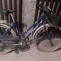 Bicicletta Legnano donna 18V cestino e portapacchi