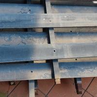 Ringhiera alluminio con corrimano