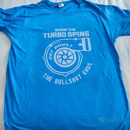 t-shirt in cotone a tema auto 