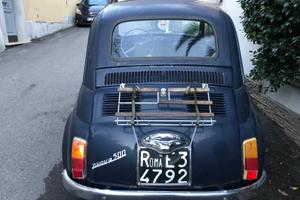 Fiat 500 F 1969 Targa Nera e Libretto a Fogli