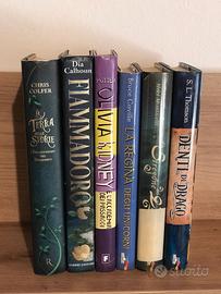 Lotto 6 Libri Fantasy Fiammadoro Unicorni Stregoni