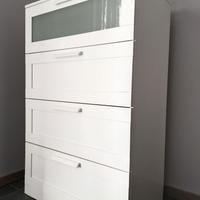 Cassettiera IKEA bianca 4 ante