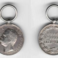 Umberto I - Medaglia per l' Unita' d'Italia