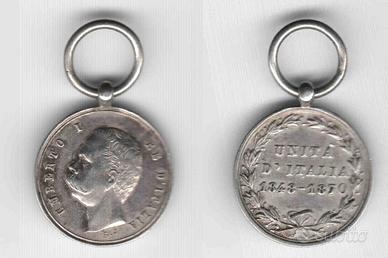 Umberto I - Medaglia per l' Unita' d'Italia