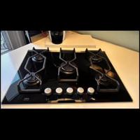 Piano cottura aeg a gas nero cristallo 70 cm